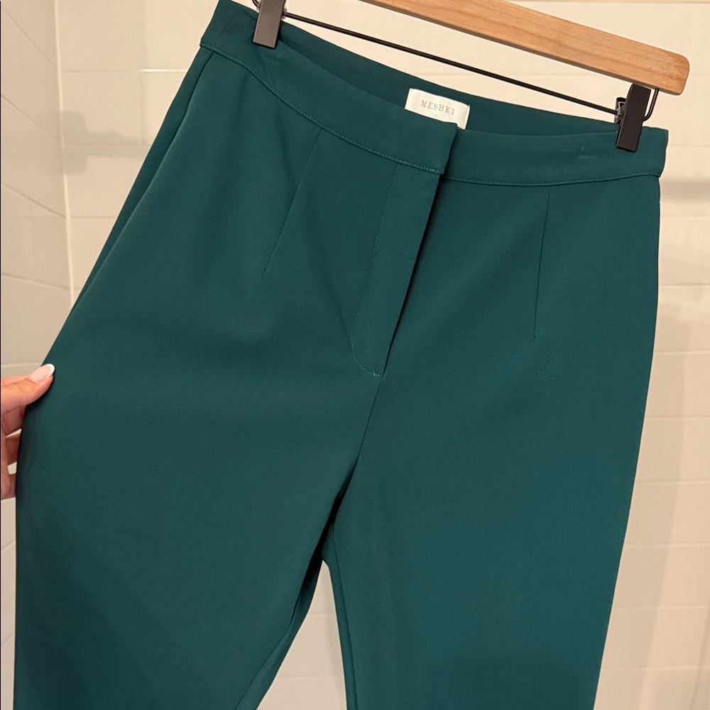 Meshki Elegant Teal Pantsuit